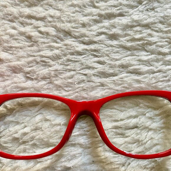 Ray-Ban RB1528 Optics Kids Eyeglass Frames – Polished Black on Red – 46/16~125 - Picture 2 of 16